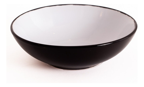 Set X 4 Bowl Ceramica 18cm Plato Tazon Negro S Y L Home