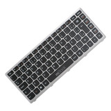 Teclado Para Lenovo Z400 Mp-12j36paj686 25206044 Cinza Br Ç