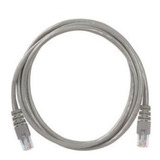 Cable Red Utp Armado Patch Cord Pc Mac Cat. 5e 0,60 Mts Gris