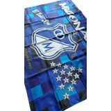 Bandera Millonarios Futbol Bogota Banderin Satin Estampada