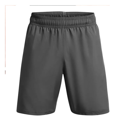 Short Hombre Under Armour Woven Wordmark Running Gris