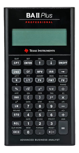 Texas Instruments Ba Ii Plus - Calculadora Financiera Profes