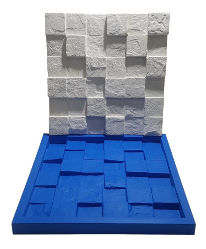 Forma 3d Silicone Gesso Mosaico São Tomé Molde De Silicone