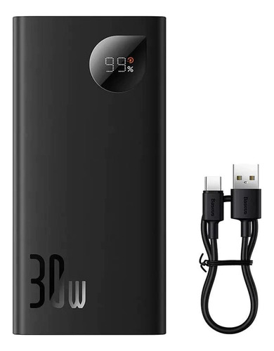 Carregador Power Bank Adaman2 Digital 10000mah 30w Preto