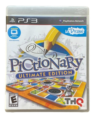 Pictionary Ultimate Edition (udraw)  -  Ps3  -  Disco Físico