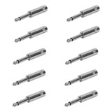 Pack 10 Ficha Plug Mono 6,5 Mm Ts Artekit P201 Moon Conector