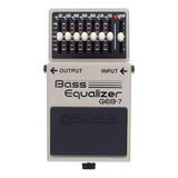 Pedal De Efeito Boss Bass Equalizer Geb-7  Bege