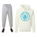 Conjunto Buzo+jogging-futbol-manchester City Escudo Grande