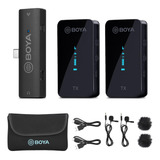 Boya Wireles Lavalier Micrófono, By-xm6-s6 Usb C Mini Clip Y