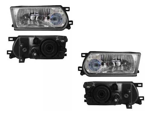 2 Faros Cromado Ojos Azul Dfzn Tsuru Iii 2009 2010 2011 2012