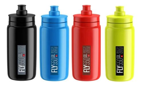 Caramañola De Bicicleta Elite Fly 550ml Liviana