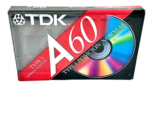 Casette Tdk Audio A60 Type I Vintage Alta Calidad