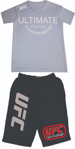 Conjuntos Deportivos Ufc Mma Camiseta+pantaloneta Adult Niño