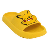 Chinelo Infantil Slide Pikachu Sandália Nuvem Menino