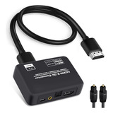 Avedio Links Convertidor De Extractor De Audio Hdmi 2.0b De