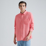 Camisa Hombre Ostu M/l Rosado Viscosa 60010595-72272