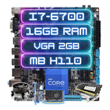 Kit Upgrade Intel I7 6700+h110+16gb Ddr4+rx580 8gb+nvme256