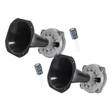 Combo Cornetas Driver Bd250 Capacitores X2 Oferta Audio