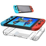 Cristal Case Para Nintendo Switch Y Joycons