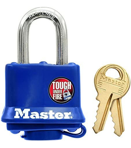 Candado Resistente A La Intemperie Master Lock 312d  Azul Ma