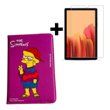 Carcasa The Simpsons Para Samsung A7 Lite 8.7 T220 + Mica