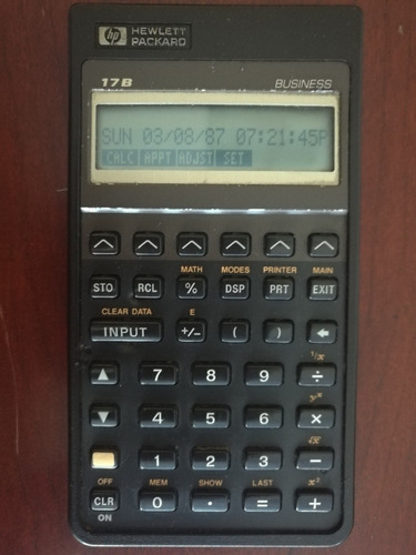 Calculadora  Financiera Hp-17b, Programable, 7kb Ram
