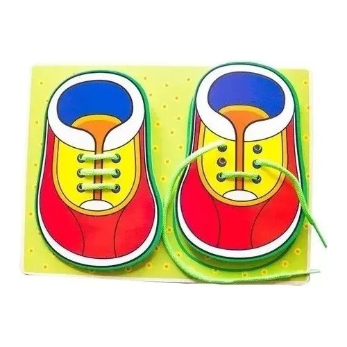  Zapatos Didácticos Aprender Abrochar Amarrar Cordones Niños