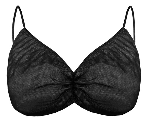 Spa Intimates Sujetador Negro Desechable Sin Espalda Para Tr