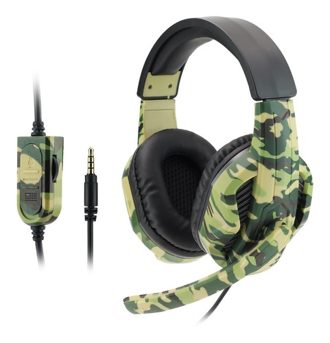 Fone Headphone Game Camuflado Xbox One Ps4 Pc/ Gamer