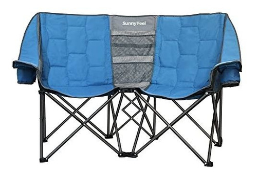 Sunnyfeel Silla Plegable De Camping Doble, Silla De Sofá Bip