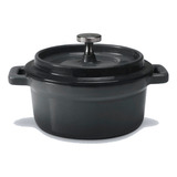 Mini Caçarola Ferro Fundido 10 Cm 270ml Sauté Cinza - Brinox