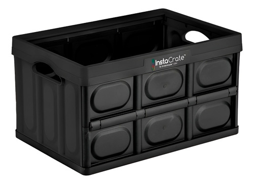 Caja Plegable Plástico 45l Apilable Instacrate Organizador