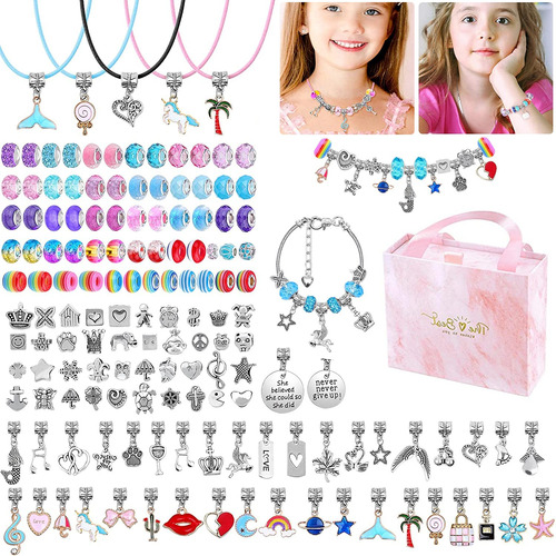 Juego De Charms Para Hacer Pulseras 150 Uds Diy Para Niñas