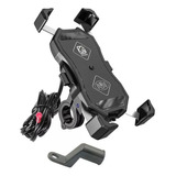 Soporte De Cargador Inalámbrico Qi Usb Qc3.0 Para Motociclet