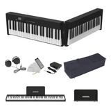 Nikomaku Piano Digital De 88 Teclas Plegable Portatil Teclad