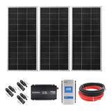 Kit De Energia Solar 3 Painel Solar 160w Inversor 1000w 110v