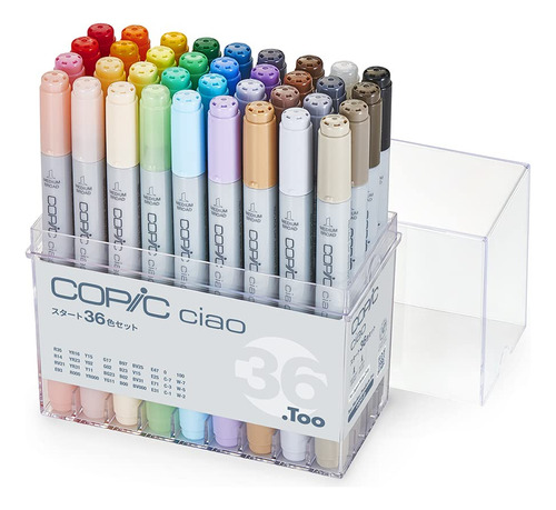 Copic Juego De 36 Colores Ciao Start Color Variado