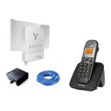 Kit Internet Rural Amplimax 4g+ Tel S/fio Id Viva Voz + Cabo