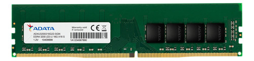 Memoria Ram Adata Ad4u320016g22-sgn 1 X 16gb 3200mhz