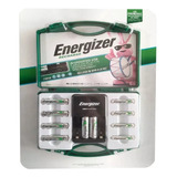 Kit 10 Baterias Recargables Aa Y Aaa Energizer + Cargador
