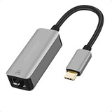 Adaptador Usb-c Gigabit Ethernet Hdmatters Alta Velocidade: Design Sofisticado, Plug-and-play, Ideal Para Pc, Laptops E Switch - Excelente Para Trabalho Remoto, Jogos Online, Estudos E Streaming