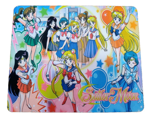 Mouse Pad Sailor Moon Anime 22x18cm Varios Motivos