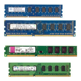 4 X 2gb Memoria  Ddr2 800 Pc2-6400  Usada Testada