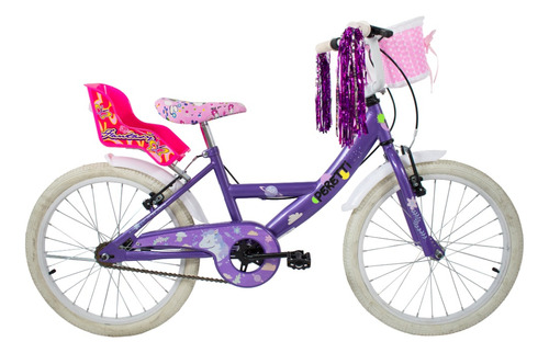 Bicicleta Infantil Niña Peretti Cross Dama Rodado 20 Paseo