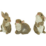 Estatuas De Conejos De Decoración Para Jardín, Patio, Hogar