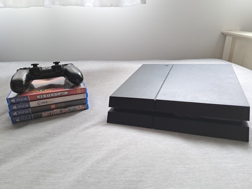 Ps4 Fat 1tb + Joystick + Juegos. No Hace Ruido!!!