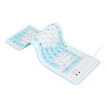 Heayzoki Teclado Enrollable, Teclado Plegable De Silicona De