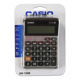 Calculadora Casio De Escritorio Mx-120b, 12 Dig Solar Y Pila