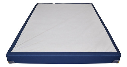 Base Box Spring Air Gravity  De Individual Color Azul