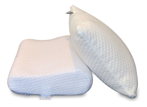 Two Pack Almohadas Mixtas Memory Foam Curva / Makura